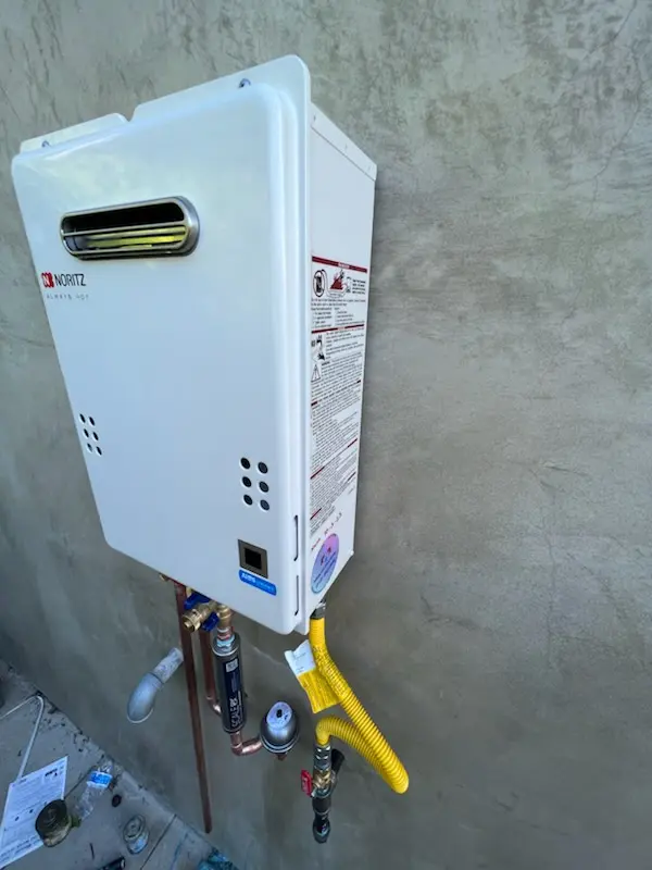 Tankless water heater installation for Omo Ranch homes